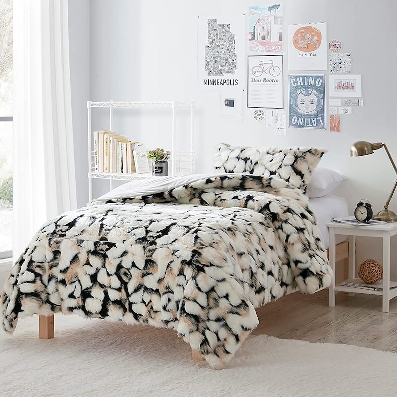 That's What an Ocelot's Tummy Looks Like - Coma Inducer® Oversized Comforter Set with White Reverse - Twin XL
