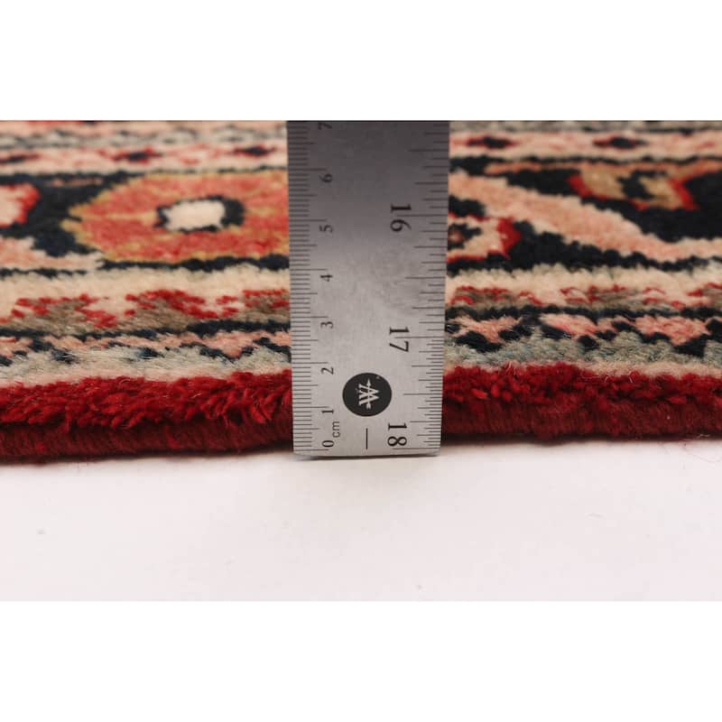 ECARPETGALLERY Hand-knotted Anadol Red Wool Rug - 3'7 x 10'3