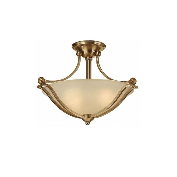 Hinkley Lighting 4651 Led 1 Light 19 25 Width Semi Flush Hinkley Lighting 4651 Led 1 Light 19 25 Width Semi Flush Ceiling Fixture