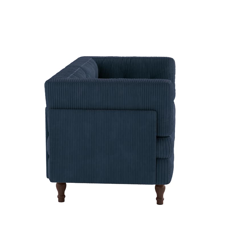 Oversized Sofa Corduroy Tufted Modular Sectional Set