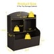 preview thumbnail 2 of 18, Kids 3-Tier Toy Storage Organizer Kids Bookshelf Toy Shelf