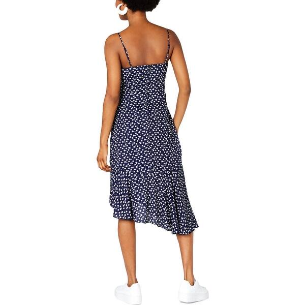 midi shift dress for women Chiffon Stripe | Shift DressMidi Dress This Womens Extended Shoulder Midi Shift Dress Black Cotton Flax High-Low Midi