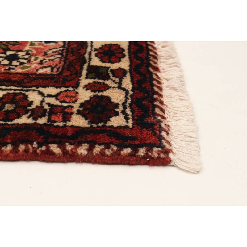 ECARPETGALLERY Hand-knotted Andelz Red Wool Rug - 3'2 x 9'10