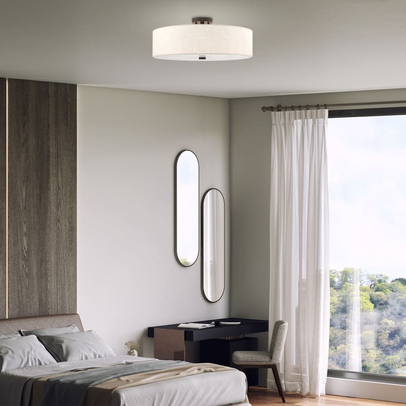 Livex Lighting 5-light Semi-flush Ceiling Fixture, 52141, 52142