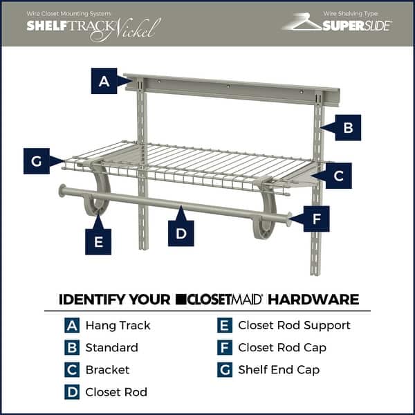 ShelfTrack - Adjustable Wire Closet & Storage