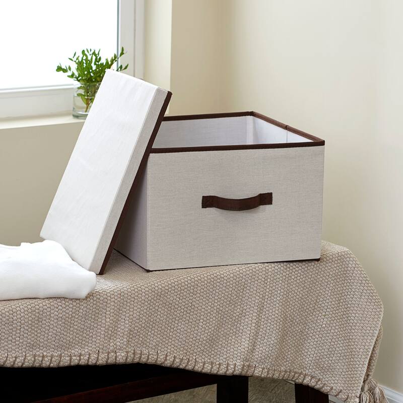 Household Essentials Storage Box With Lid With Sturdy Sides