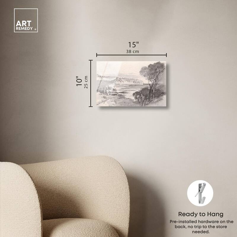 View across a Monaco Acrylic by Art Remedy, Ready to Hang