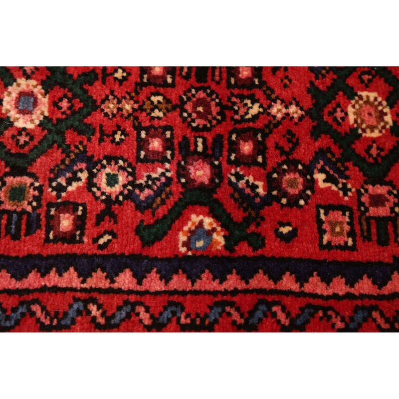 ECARPETGALLERY Hand-knotted Andelz Red Wool Rug - 2'6 x 9'10