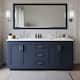 Option Dark Blue / White Quartz Top / Brushed Nickel