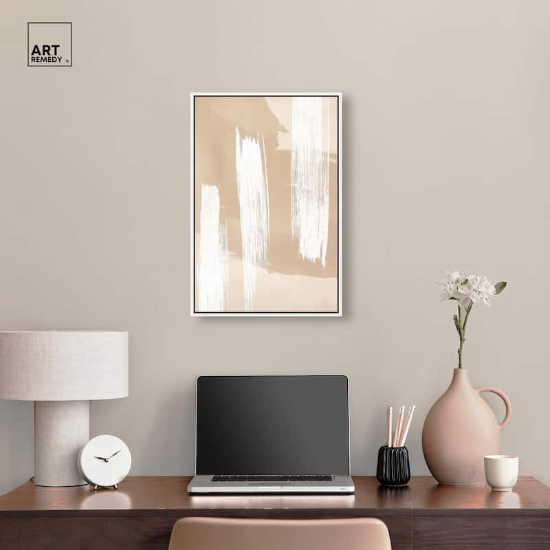 Gestural Grains I Canvas by Art Remedy