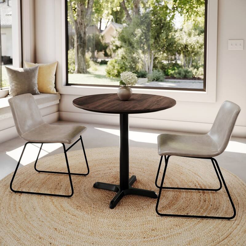 Commercial HPL Tabletop with Table Height Crisscross Base