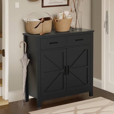 Kitchen Storage Cabinet,Modern Farmhouse Buffet Cabinet,Floor Sideboard Buffet for Living Room, Dining Room, Bathroom