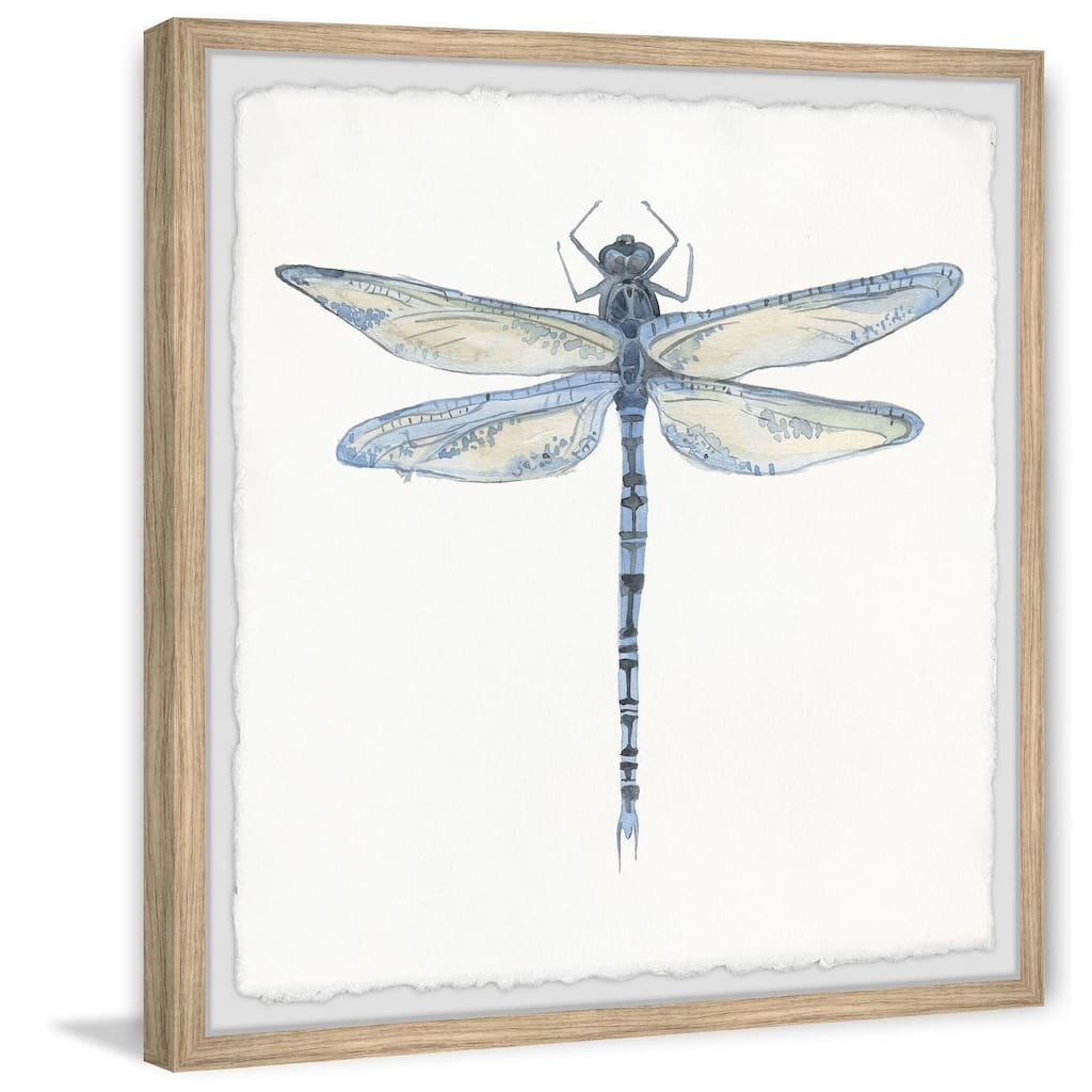 Wild Dragonfly Framed Wall Art, Elegant Home Touch - Sophisticated Artwork for Refined Décor