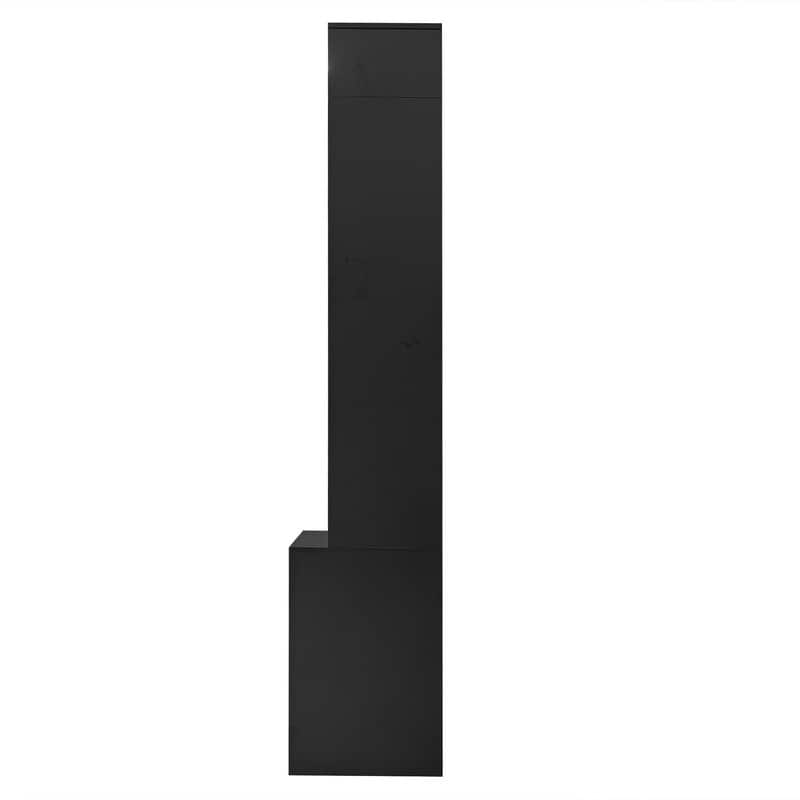 98.4" Wall Unit Entertainment Center with Bookshelves for TVs up to 80", Modern TV Stand Media Console with Cabinets