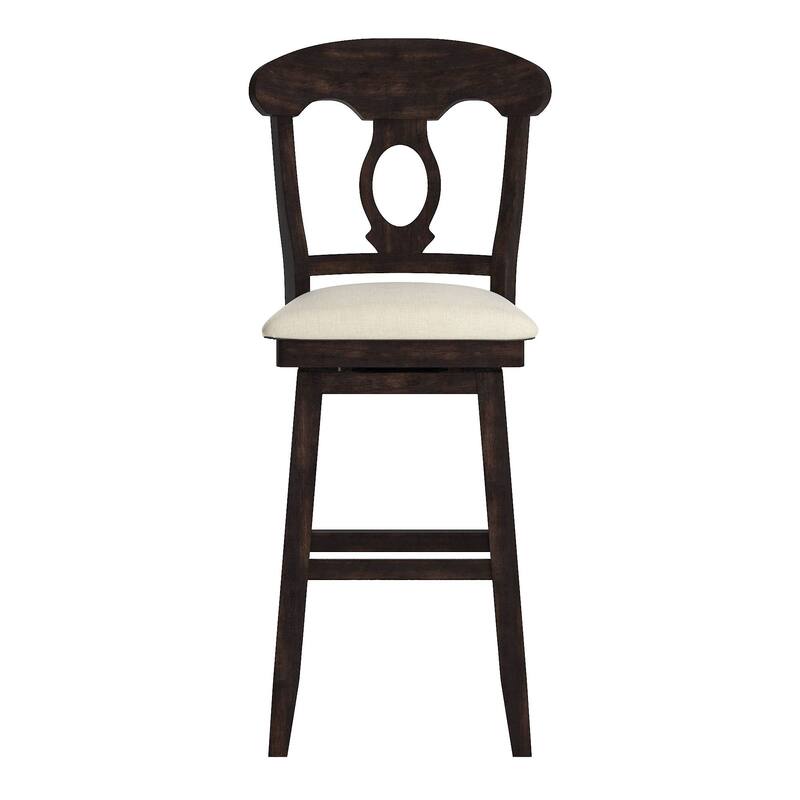 Eleanor Napoleon Back Wood Swivel Chair by iNSPIRE Q Classic