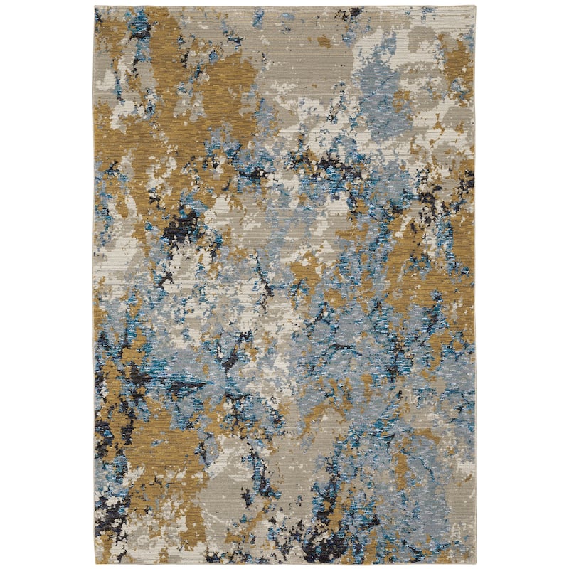 Style Haven Esperanza Abstract Stone Area Rug - 8'6" x 11'7" - Rectangle
