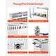 preview thumbnail 30 of 40, UIMOSO Commercial Propane Steam Table,LP Gas Outdoor Soup Warmer with Drain Valve and Wheels,Stainless Steel Propane Food Warmer