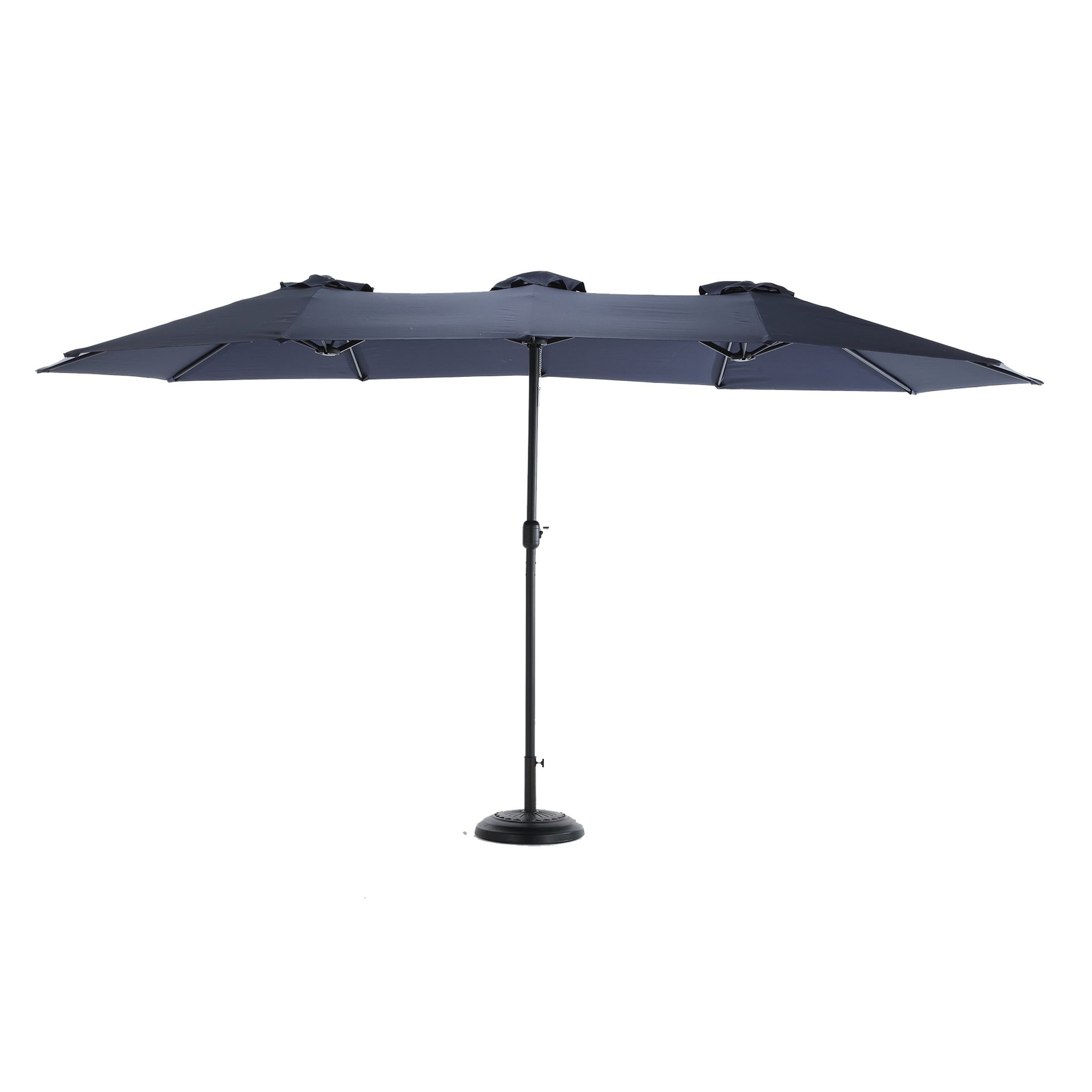 14 double sided twin patio umbrella Kingdom Double-sided Patio with Base Orange PURPLE LEAF has been dedicated to delivering high Outsunny 14.4ft Double Umbrella, Large