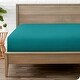 preview thumbnail 26 of 63, Bare Home Double Brushed Deep Pocket Fitted Sheet King - Emerald