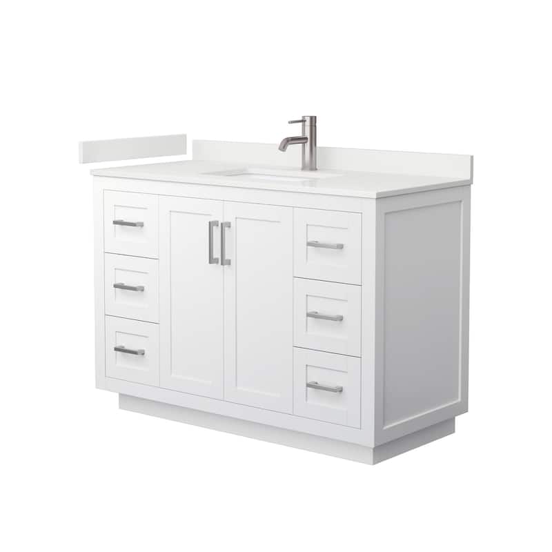 Wyndham Collection WCF292948S-QTZ-UNSMXX Miranda 48" Free Standing