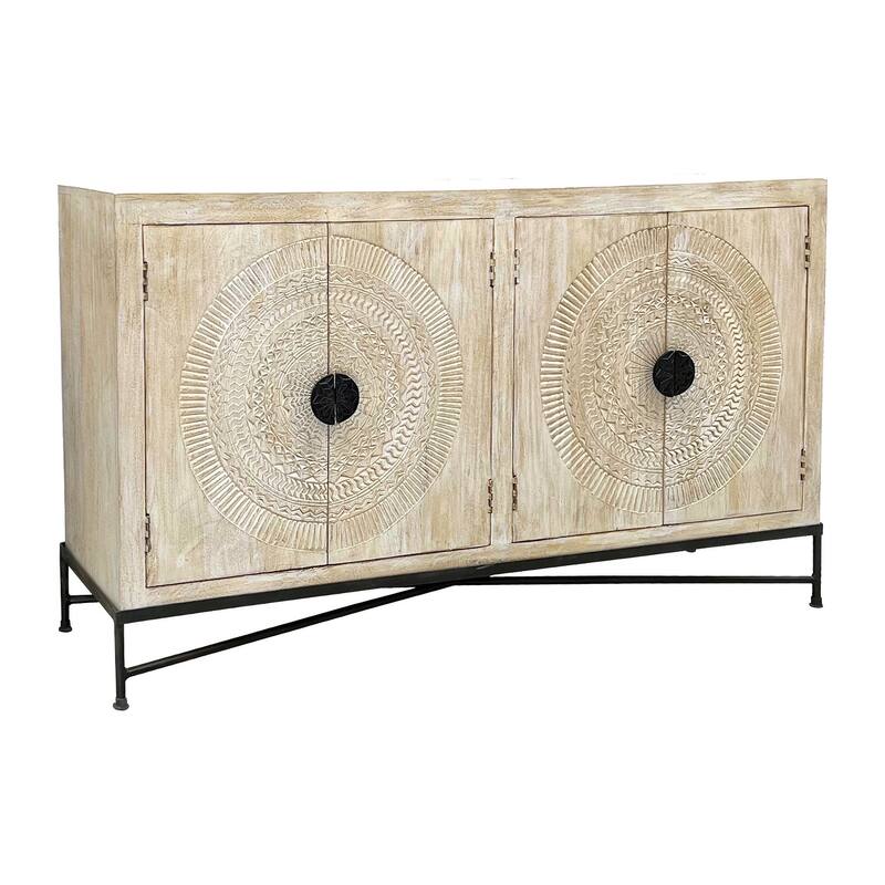 Ashford Carved Wood Sideboard