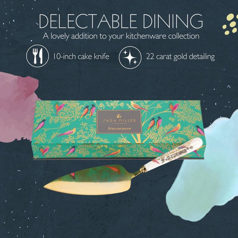 Portmeirion Sara Miller Chelsea Cake Server - 10 in