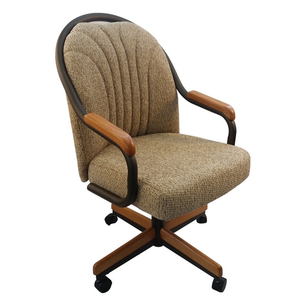 Shop Caster Chair Company Bently Caster Arm Chair in Wheat ...