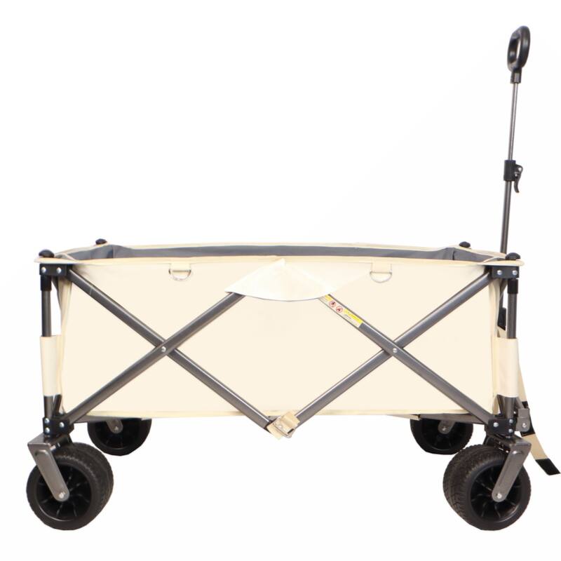 Heavy Duty Utility Beach Wagon Cart for Sand with Big Wheels