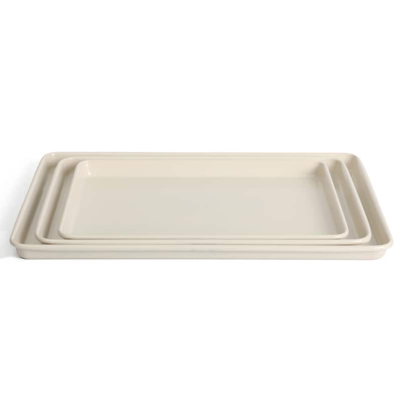 Martha Stewart Gallen 10 Piece Baking Pans Ceramic PFA Free Non Toxic Non Stick Bakeware Set