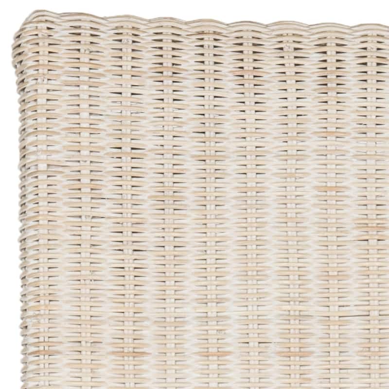 SAFAVIEH Jorine Grey Wicker Dining Chair (Set of 2) - 18.1" x 13.2" x 40.1" - 18Wx13Dx40H