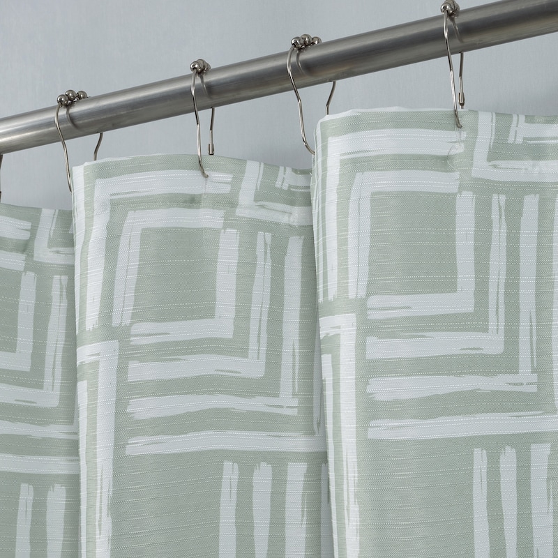 Cedar Flowers Palms Seashells Shower Curtain Collection