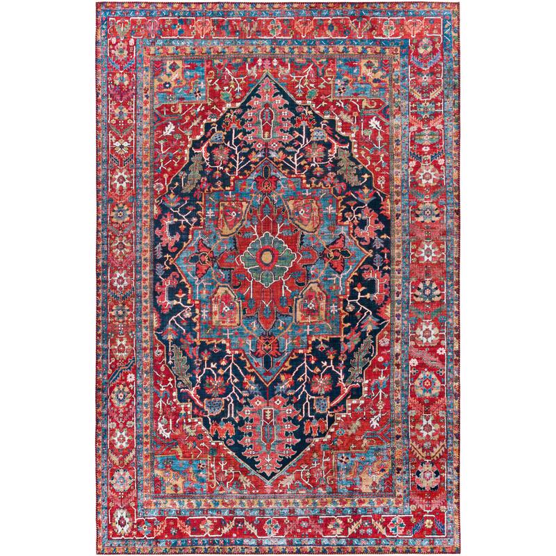 Livabliss Taran Traditional Medallion Printed Area Rug