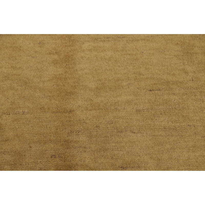 Contemporary Gabbeh Oriental Foyer Rug Handmade Modern Wool Carpet - 2'7"x 4'1"