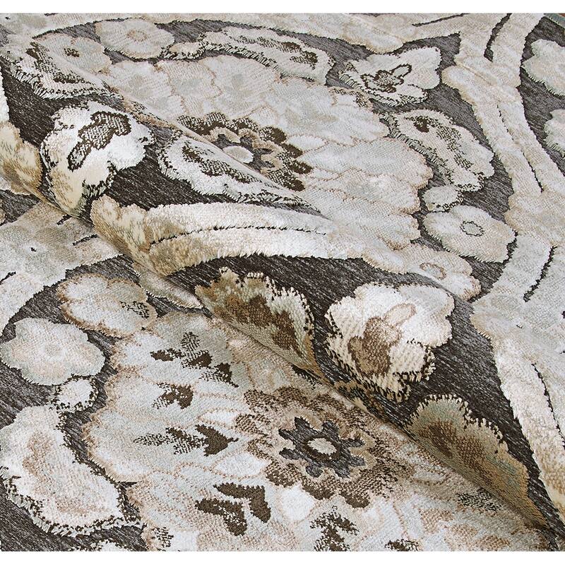 Couristan Cire Cherrington Floral High Low Area Rug