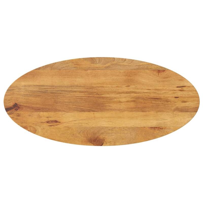 vidaXL Table Top Replacement Board Coffee Dining Room Oval Solid Wood Acacia - 55.1" x 19.7"/ 1