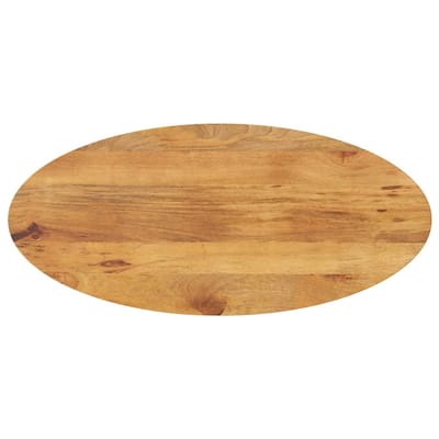 vidaXL Table Top Replacement Board Coffee Dining Room Oval Solid Wood Acacia - 55.1" x 19.7"/ 1