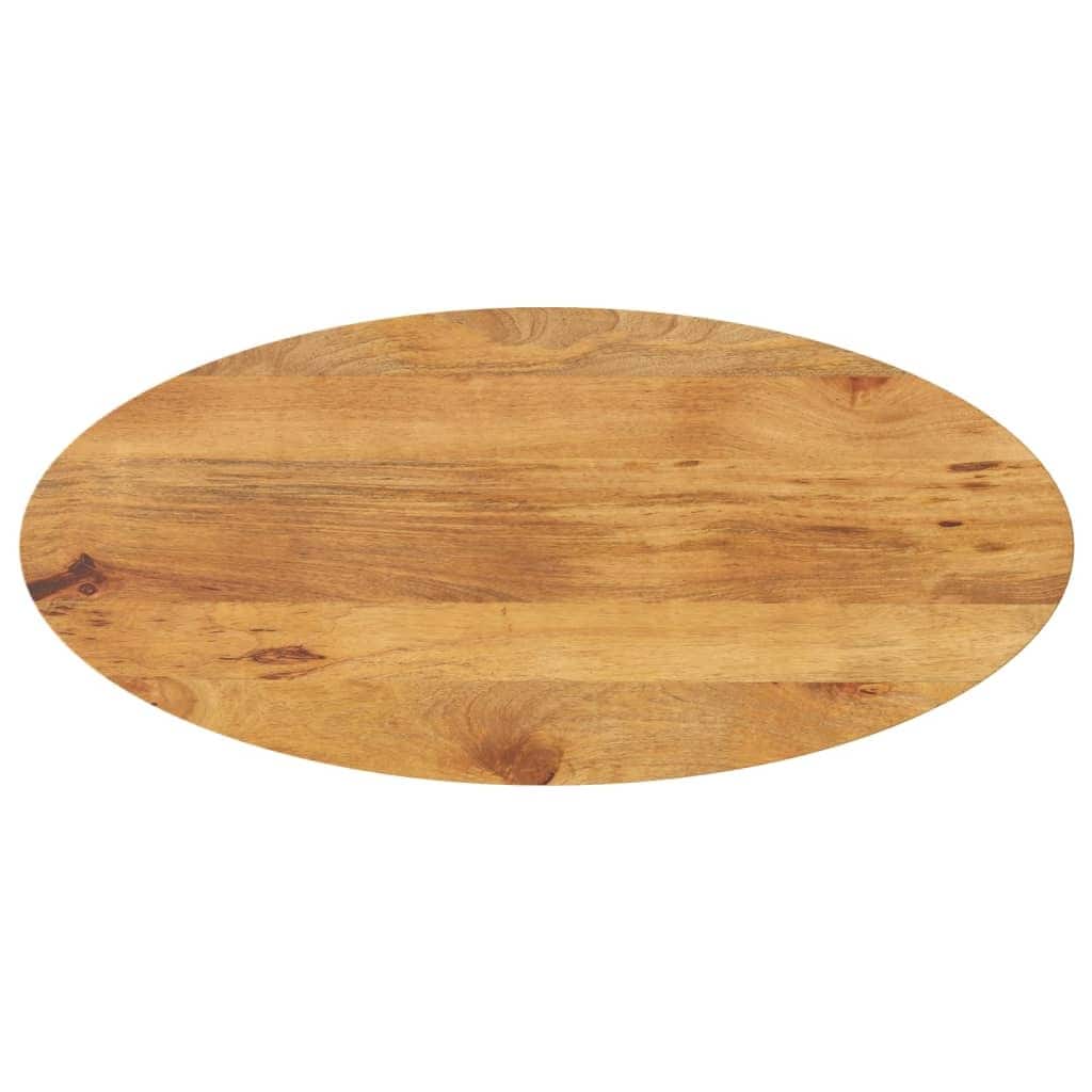 vidaXL Table Top Replacement Board Coffee Dining Room Oval Solid Wood Acacia - 55.1" x 19.7"/ 1