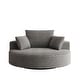 preview thumbnail 50 of 89, GDFStudio - Lavelle Corduroy 360 Degree Swivel Chair Fluffy Modern Sleeper