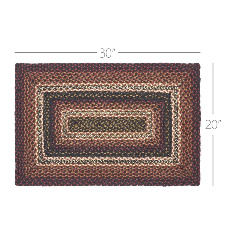Beckham Jute Rug Rect w/ Pad 20x30
