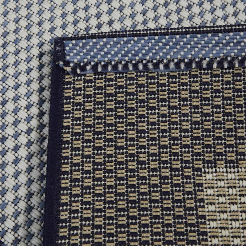 Langley Border Flatweave Indoor/Outdoor Area Rug