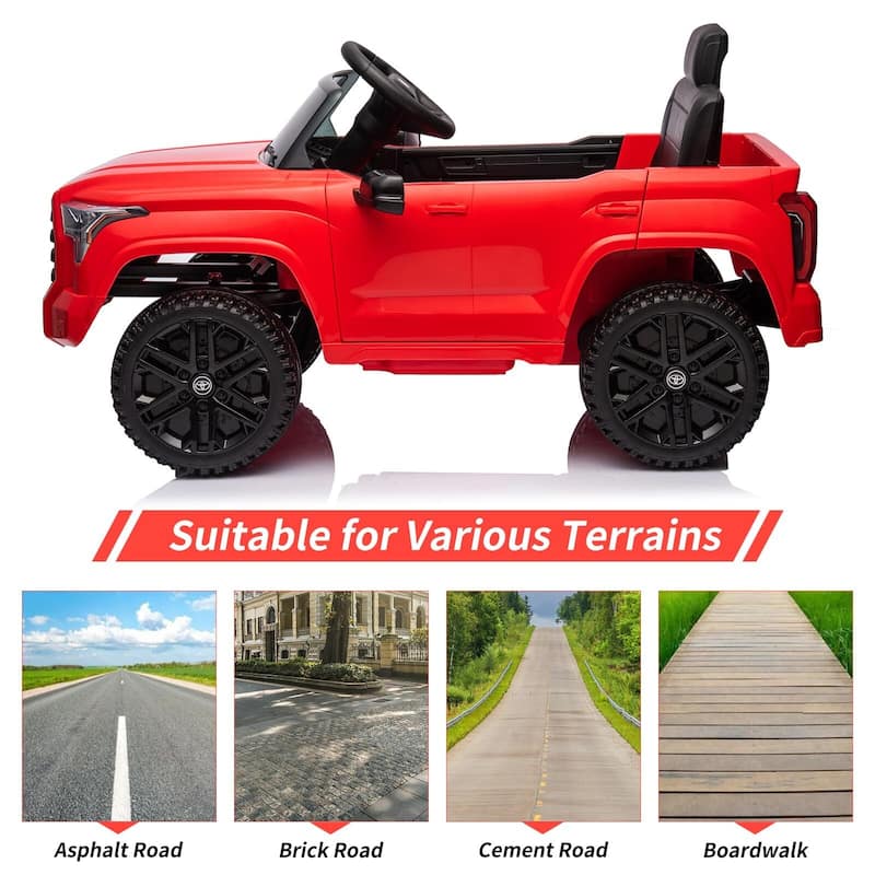 Kids Ride On Car,Toyota Licensed Kids Ride-On Truck 12V with Remote Control