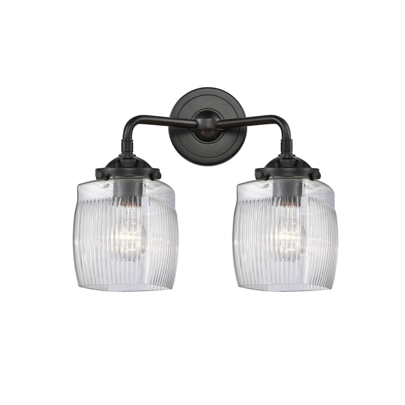 Innovations Lighting Colton 2 Light 14" Wide Bathroom Vanity Light - Oil Rubbed Bronze / Clear