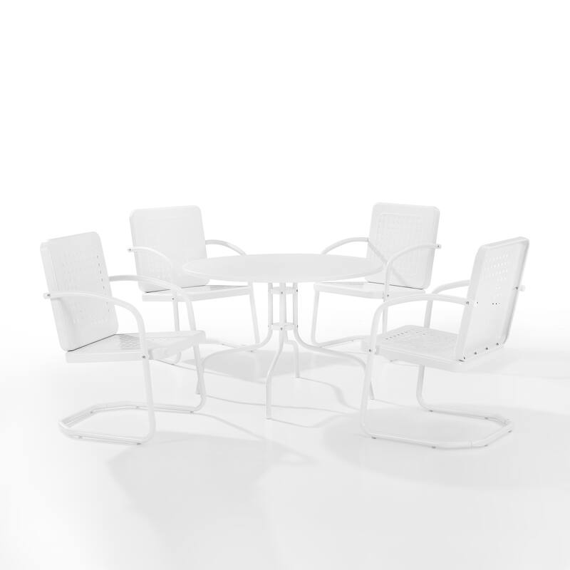 Crosley Bates Steel Outdoor 5-piece Dining Set - 101 W x 101 D x 31 H