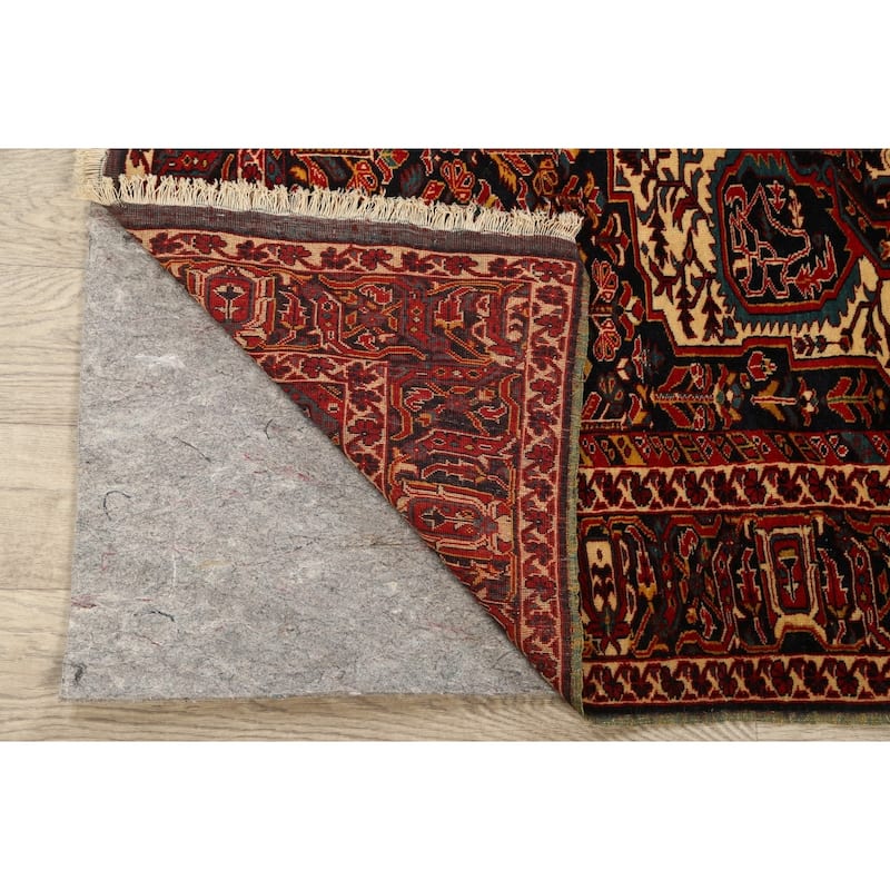 Vintage Madder Vegetable Dye Sarouk Farahan Persian Area Rug Handmade - 4'1" x 5'6"