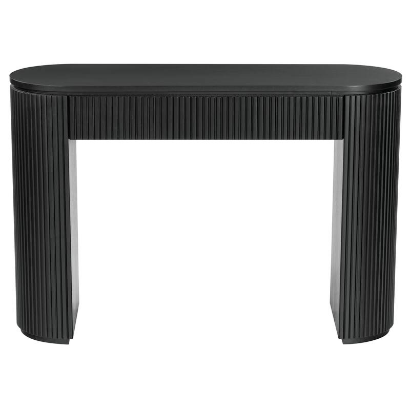 SAFAVIEH Couture Rikki Fluted 1 Drawer Wood Console Table - 48"W x 15"D x 32"H