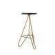preview thumbnail 46 of 49, Trinity Modern Round Metal Backless Bar Stool with Hairpin Legs and Integrated Footrest for Kitchen Island & Home Bar