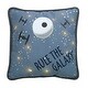 preview thumbnail 1 of 5, Lambs & Ivy Star Wars Signature Galaxy LED Light-Up Decorative Throw Pillow