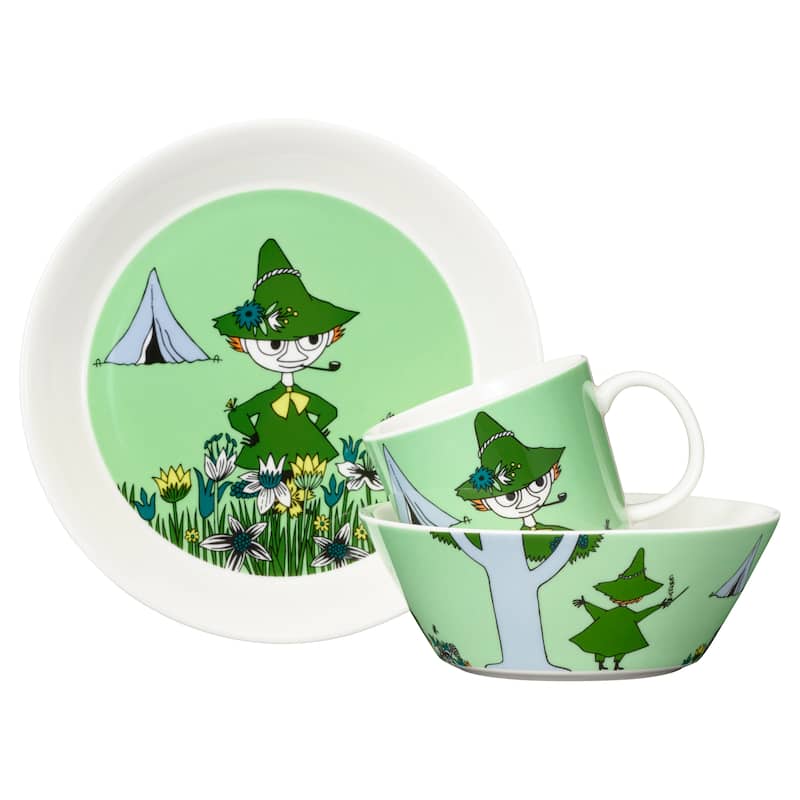 Moomin by Arabia Mug 10oz Snufkin Green