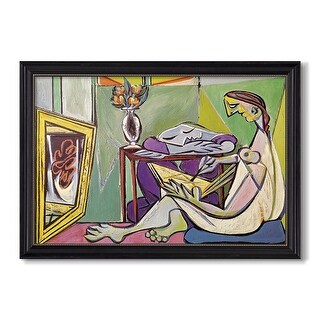 Women of Algiers 1955-Pablo Picasso-Custom Framed Canvas - Bed
