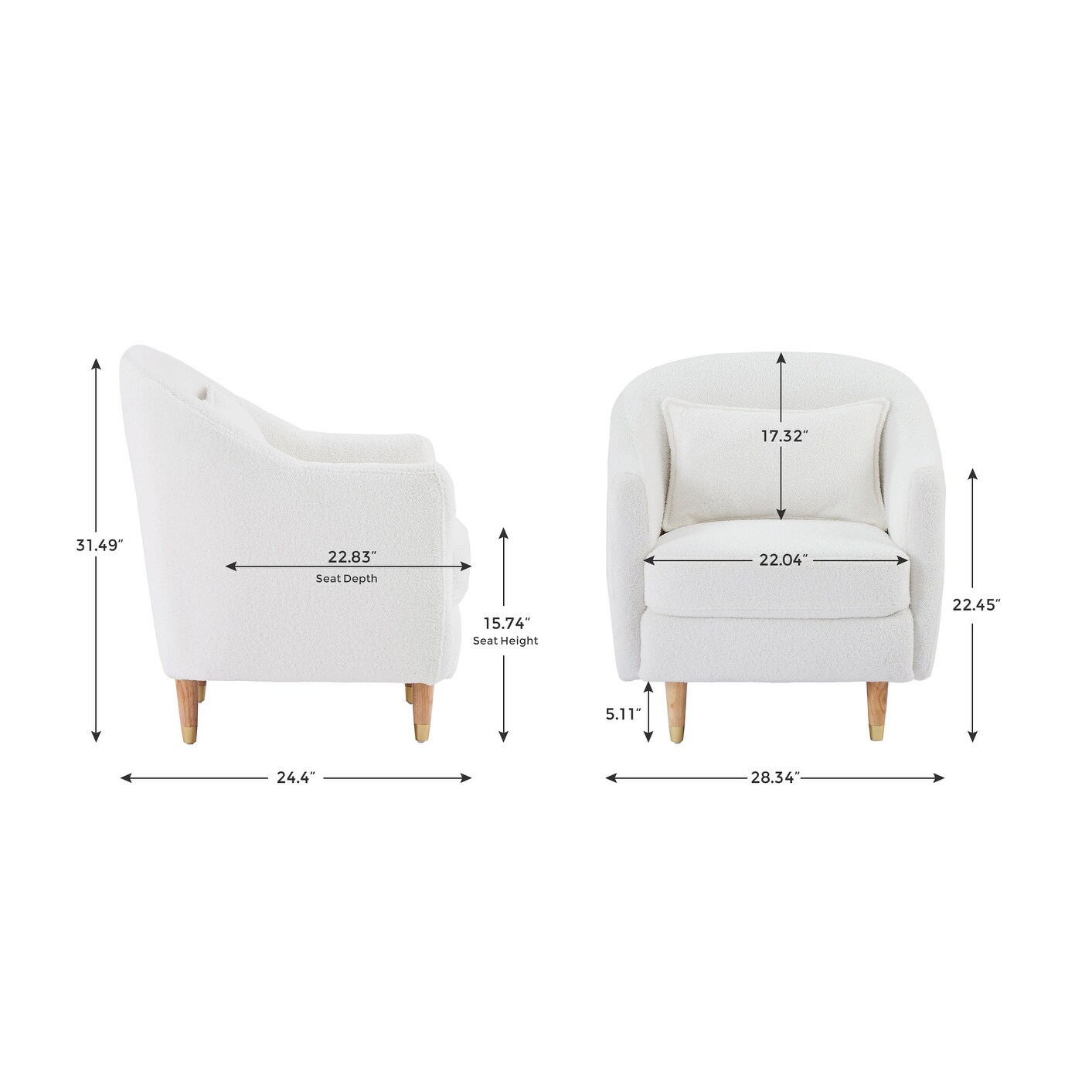 Double arm chair major outlet